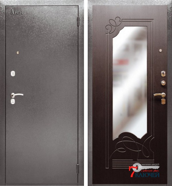 Дверь Аргус ДА-6 с зеркалом