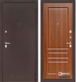 Дверь Лабиринт CLASSIC-2 03, орех бренди